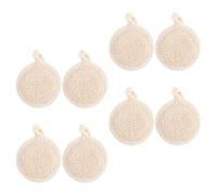 POPETPOP Lot de 8 Coussinets Exfoliants Visage Réutilisables 8X8 CM en Matière Douce Lingettes Nettoyantes pour Peaux Sensibles Nettoyage Profond des Pores Soins Nomades pour Routine