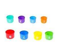 POPETPOP Lot de 8 jouets d'entraînement colorés, amusants, durables et non toxiques, pour entraînement de l'intelligence des perroquets et des aras