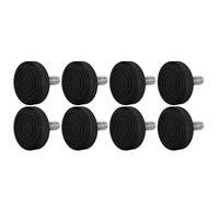 POPETPOP Lot de 8 Patins Anti-Vibrations en Caoutchouc pour Tapis de Course Pieds Réglables Universels Vis de 12 MM Amortisseurs de Bruit et Stabilisateurs pour Équipements de Fitness