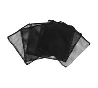 POPETPOP Lot De 8 Sacs Filtrants pour Aquarium en Maille Fine Réutilisables en Polyester Noir