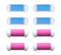 POPETPOP Lot de 8 Têtes de Rouleau de Rechange pour Lime Électronique de Pieds, Compatibles Râpe Électrique, Matériau Abs Émeri, Réutilisables pour Salon et Usage Domestique