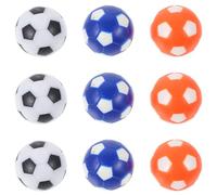 POPETPOP Lot de 9 Balles de Foot de Table 28 MM Colorées Accessoires de Jeu de Foot de Rechange Adaptées pour Jeux d'Garçon et Filles et Événements