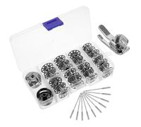 POPETPOP Lot de Canettes et Boîtiers Bobine pour Machine à Coudre Domestique Accessoires Pratiques Compatibles Singer Brother Installation Facile et Rangement Compact