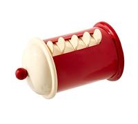 POPETPOP Lot de Cinq Mini Bols à Trempette Empilables en PP pour Sauces | Boîte à Condiments avec Couvercle, Séparation des Assaisonnements, Service et Réception, Rouge