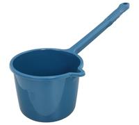 POPETPOP Louche à Eau en Plastique Bleu à Long Manche Cuillère de Bain Multifonctionnelle Cuisine et Salle de Bain Accessoire Ménager Léger et Pratique pour Arroser et Laver