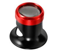 POPETPOP Loupe de Réparation Tête Verre et Loupe Grossissante pour Horlogers et Bijoutiers Lunette Pratique pour Travaux Minutieux avec Sangle Acier Amovible Outil Polyvalent pour