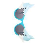 POPETPOP Lunettes Amusantes de Requin Bleu pour Fête de Plage, Décoration Créative en Ac et Pc, Accessoire Festival Original pour Adultes