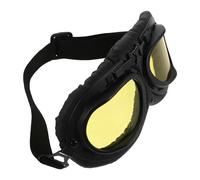 POPETPOP Lunettes de Vintage avec Verres Buée Protection Vent Poussière Style Rétro pour Hommes et Femmes Adaptées Aux Conditions Variées