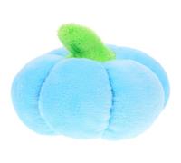 POPETPOP Mâcher pour Chien en Peluche Forme Citrouille Bleu, Couineur Solide Testé pour Améliorer L'agilité et L'occupation du Chien