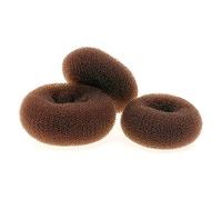 POPETPOP Machine à Chignon Donut Lot de 3 Taille Sl Accessoires Coiffure pour Cheveux Longs pour Danseurs Chignons Élégants Coffret Café