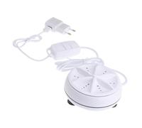 POPETPOP Machine à Laver Portable Compacte pour Voyage et Déplacements, Laveuse à Turbine en Abs et Résine, Simple à Utiliser et Légère pour Chemises et Vêtements Délicats