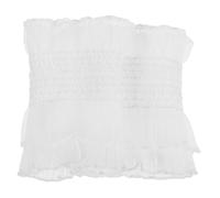 POPETPOP Manchettes en Dentelle Blanche pour Femmes, Poignets Élastiques Détachables, Style Simple et Élégant, Accessoires pour Photographie de Manucure