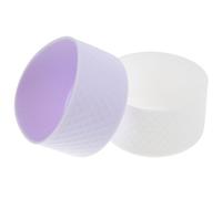 POPETPOP Manchon en Silicone Antidérapant 2 Pcs pour Bouteille d'eau Sport 75 CM Housse Flexible Résistante à l'usure Protection Polyvalente pour Gourde Blanche et Transparente