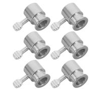 POPETPOP Manchon pour Barbecue en Fer Résistant la Chaleur, Lot de 6 Pièces pour Fourchettes à Griller, Accessoires Barbecue pour Cuisson en Extérieur Facile et Sécurisée