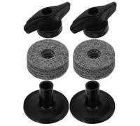 POPETPOP Manchons de Cymbale de Percussion en Plastique Feutre, 2 Sets Portables pour Accessoires de Cymbales, Fine Finition pour Batterie et Percussions