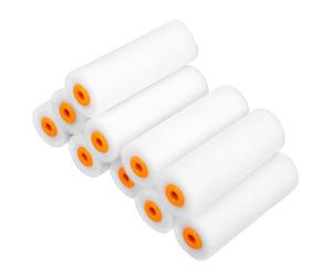 POPETPOP Manchons de Rouleau à Peinture Mousse Polyuréthane 10 Pièces pour Peinture de Maison Remplacement pour Petits Rouleaux Outil Pratique pour Murs et Meubles
