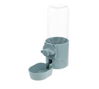 POPETPOP Mangeoire à Eau Suspendue Gamelle pour Chien Cage Buffle Pas De Mangeoire à Oiseaux Répandre Jouets Aquatiques pour Chiens Eau De Chien Bol Animal De Compagnie Chat Blue Plastique
