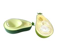 POPETPOP Mangeoire Automatique pour Chat Lot De 2 Gamelles en Forme De Fruits Matériau Abs Sûr pour Les Parents Occupés