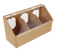 POPETPOP Mangeoire Suspendue pour Pigeons et Oiseaux Bol à Nourriture et Eau Bac à Gravier Outil Alimentation pour Éleveurs d'oiseaux