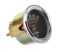 POPETPOP Manomètre de Pression Huile Mécanique Métallique pour Voiture Jauge Précise et Facile à Installer pour Surveillance Moteur Auto