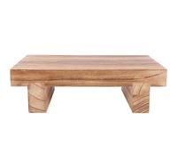 POPETPOP Marchepied en Bois Léger Stable pour Lit Haut la Cuisine Bureau Structure Support Sol Antidérapante Polyvalente