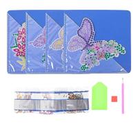 POPETPOP Marque-page Décoratif Diamant Style Peinture Lot de Protège-angles Triangulaires Signets Artisanaux Légers et Durables pour Lecture et Récompenses Scolaires