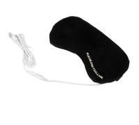 POPETPOP Masque Chauffant USB Réglable pour Dormir Masque de Sommeil Contour Anti-lumière avec Chaleur Constante et Compression Humide Réduit la Fatigue Oculaire Confortable pour Nuit