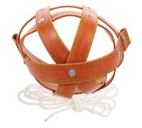 POPETPOP Masque de Mors de Cheval Cuir Respirante pour Équidés Morsures et Agrippement Moyenne avec Corde