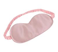 POPETPOP Masque de Sommeil en Soie Naturelle 19 Mm Rose Bandeau Élastique Confortable pour Camping et Sommeil Profond sans Déplacement