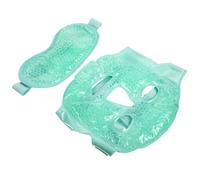 POPETPOP Masque Froid Visage et Yeux Gel Rafraîchissant Réutilisable pour Sommeil Apaisant et Soulagement des Maux Adapté à Tous Voyage et Détente Couleur Aléatoire Couleur Aléatoire