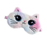 POPETPOP Masque Pour Yeux Peluche Bandeau De Sommeil Pour Garçon Fille Motif Chat De Dessin Cache-yeux Pour Dormir
