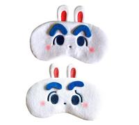 POPETPOP Masques De Sommeil Mignons 2 Pièces, Bande Élastique Confortable, Tissu Léger Et Hypoallergénique, Couverture Complète Des Yeux, Pour Voyage, Sieste, Relaxation, Femmes Et Garçon Et Filles