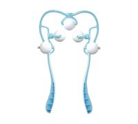 POPETPOP Masseur Cervical Manuel à 5 Boules pour Dos et Cou, Outil de Massage Portatif en Tpr et Abs, Soulage les Muscles Tendus et Améliore la Circulation