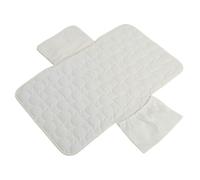 POPETPOP Matelas de Change Portable Garçon Fille Pliable Coton Imperméable avec Motif Ours Tapis de Change Réutilisable pour Voyage et Sorties Courtes Alèse Garçon Fille Pratique et