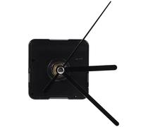 POPETPOP Mécanisme d'Horloge à Quartz Silencieux Aiguilles Rondes Simples, Accessoire en Plastique Léger, Remplacement pour Horloge Murale sans Cadre à Usage Domestique et Professionnel