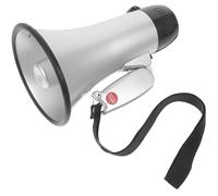 POPETPOP Mégaphone Portable Main avec Enregistrement pour Sport et Urgences Amplificateur Sonore Clair Bullhorn Manuel sans Batterie Incluse pour Enseignants et Supporters