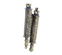 POPETPOP Métal Mezouzah Porte Judaica avec Parchemin Bénédiction Juive Décoration Maison Familiale Protection Culte