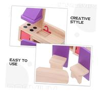 POPETPOP Meubles Miniatures pour Maison De Poupée avec Chaises Tables Et Lits Jouet De Jeu Créatif pour Garçon Fille