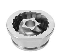POPETPOP Meules de Remplacement en Acier pour Moulin à Café 48 MM, Compatible avec Machines Automatiques Jura, Idéal pour Environnements Domestiques et Petits Bureaux