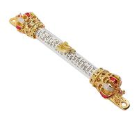 POPETPOP Mezuzah Rétro pour Porte Décoration Religieuse Juive avec Parchemin Ornement Significatif pour Maison pour Honorer la Mémoire Foi
