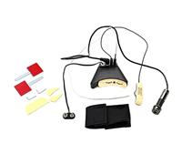 POPETPOP Micro de Rosace Piézoélectrique pour Guitare Folk et Classique, Capteur Multifonction Léger et Compact, Accessoire Pratique pour Guitare Acoustique, Installation Rapide et Qualité