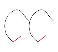 POPETPOP Micro Piézo sous-Sillet 2 Pièces pour Ukulélé Acoustique Prise Jack 2,5 MM, Capteur Sonore pour Petits Instruments et Guitare Folk