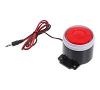 POPETPOP Mini Alarme Filaire Puissante avec Sirène Stroboscopique, Avertisseur Sonore de Sécurité Compact pour Maison, Bureau et Commerce, Système D'alarme Anti-Intrusion Électrique