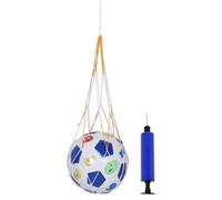 POPETPOP Mini Ballon de Football pour Garçon et Filles 15cm Souple | Caoutchouc et Cuir Synthétique, Prise en Main Facile, Usage Piscine et Entraînement, Léger et Résistant