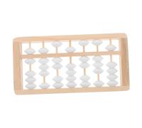 POPETPOP Mini Boulier Bois pour Garçon Fille Éducatif Montessori Accessoire Photo pour Premier Anniversaire Décoration Boho pour Chambre Denfant Perles de Mathématiques Petite