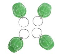 POPETPOP Mini Casque de Chantier Porte-Clés 4Pcs Ornements de Casque de Sécurité Plastique Modélisation Unique Présents d'Ouvrier de Construction Pratique à Transporter