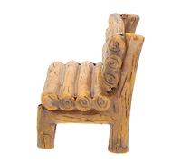 POPETPOP Mini Chaise Décorative en Résine pour Micro-Jardin Et Maison De Poupée, Support Miniature pour Téléphone, Accessoire Décoratif De Table, Ornement Miniature pour Village De Fées