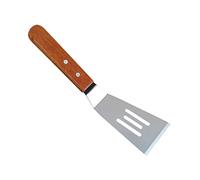 POPETPOP Mini Spatule à Steak Acier Inoxydable avec Manche Ustensile de Cuisine pour Bbq et Pâtisserie Conception Creuse pour Égoutter