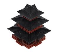 POPETPOP Miniature Pagoda Statue pour Jardin Féérique Accessoire De Zen Décoration De Terrarium Ou Aquarium Design Élégant pour Aménagement Paysager