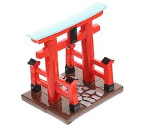 POPETPOP Miniature Porte Japonaise Résine Décor Miniature pour Maison Accessoire de Paysage DIY Porte Japonaise pour Micro Paysage et Maison de Poupée